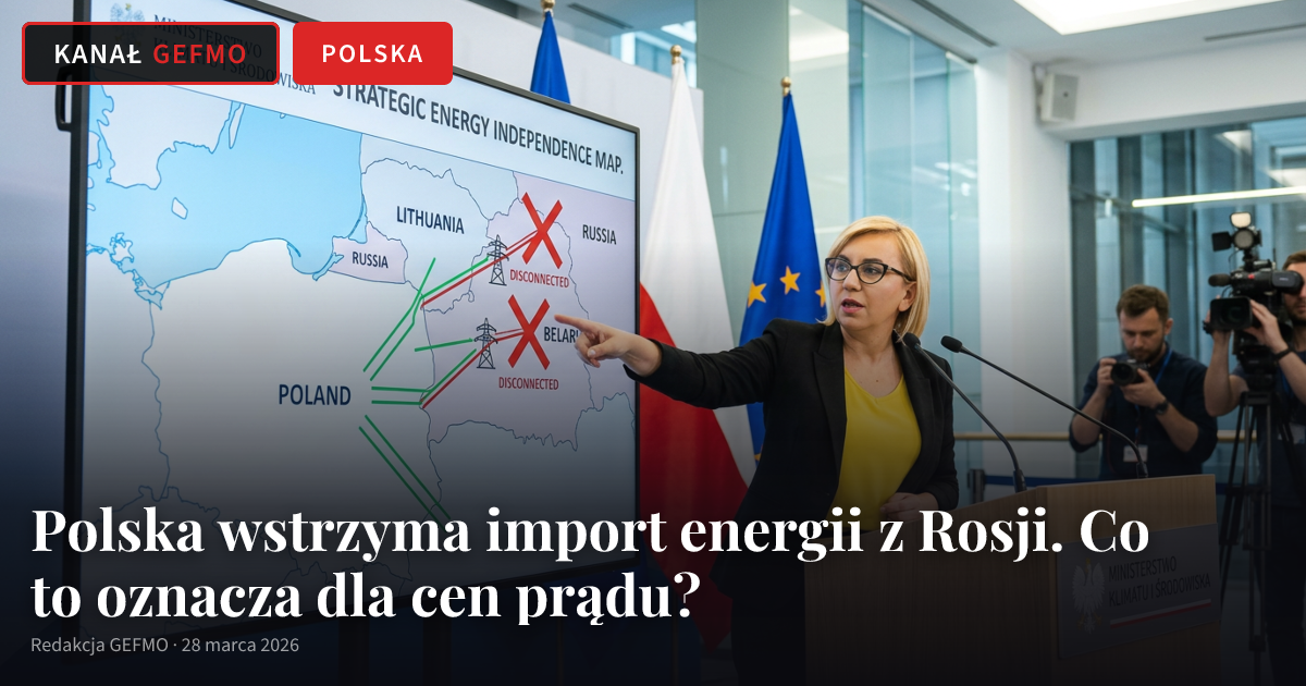 Polska wstrzyma import energii z Rosji. Co to oznacza dla cen prądu?