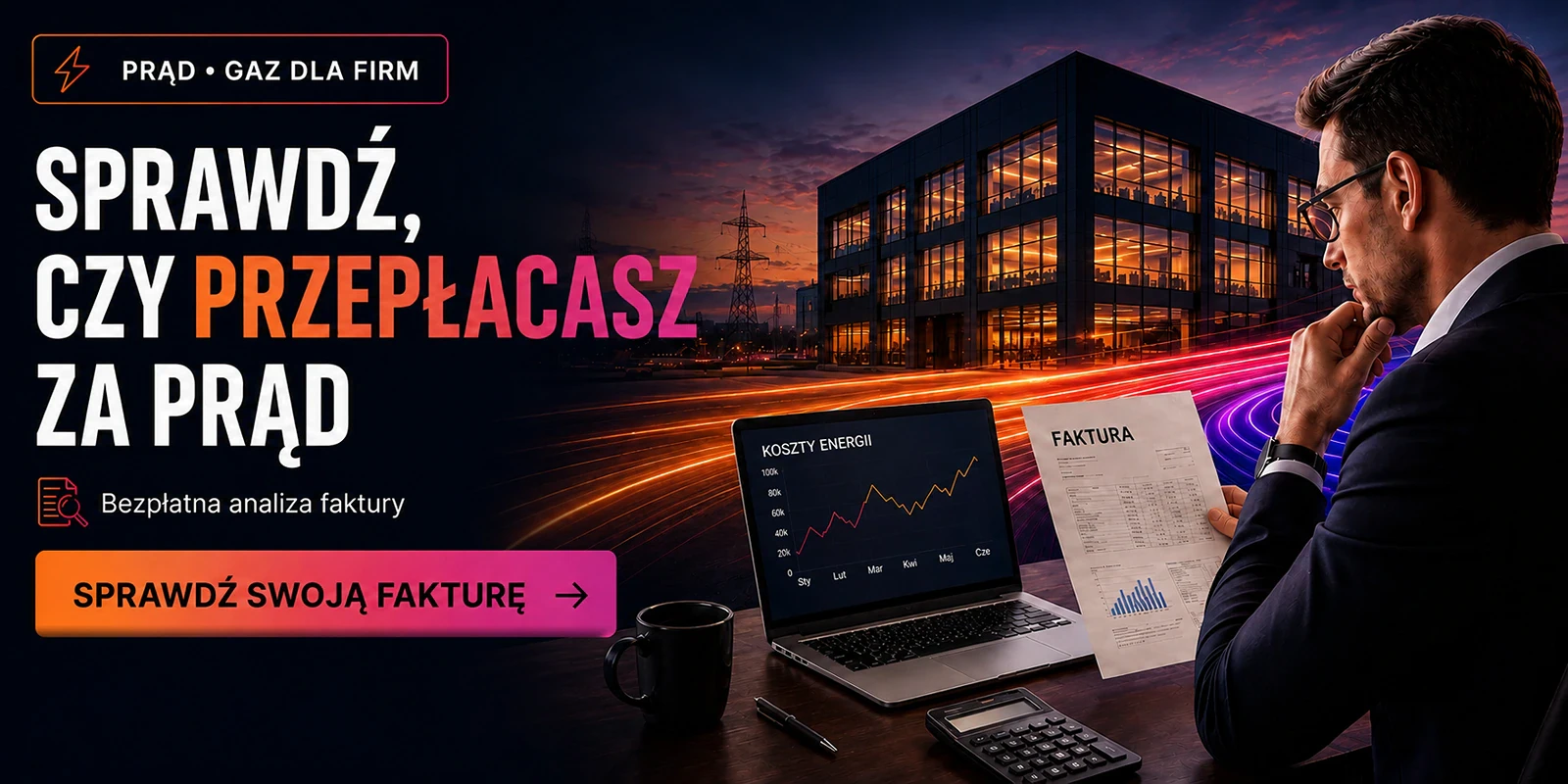 Reklama Gefmo Energy — przejdź do oferty na gefmoenergy.pl