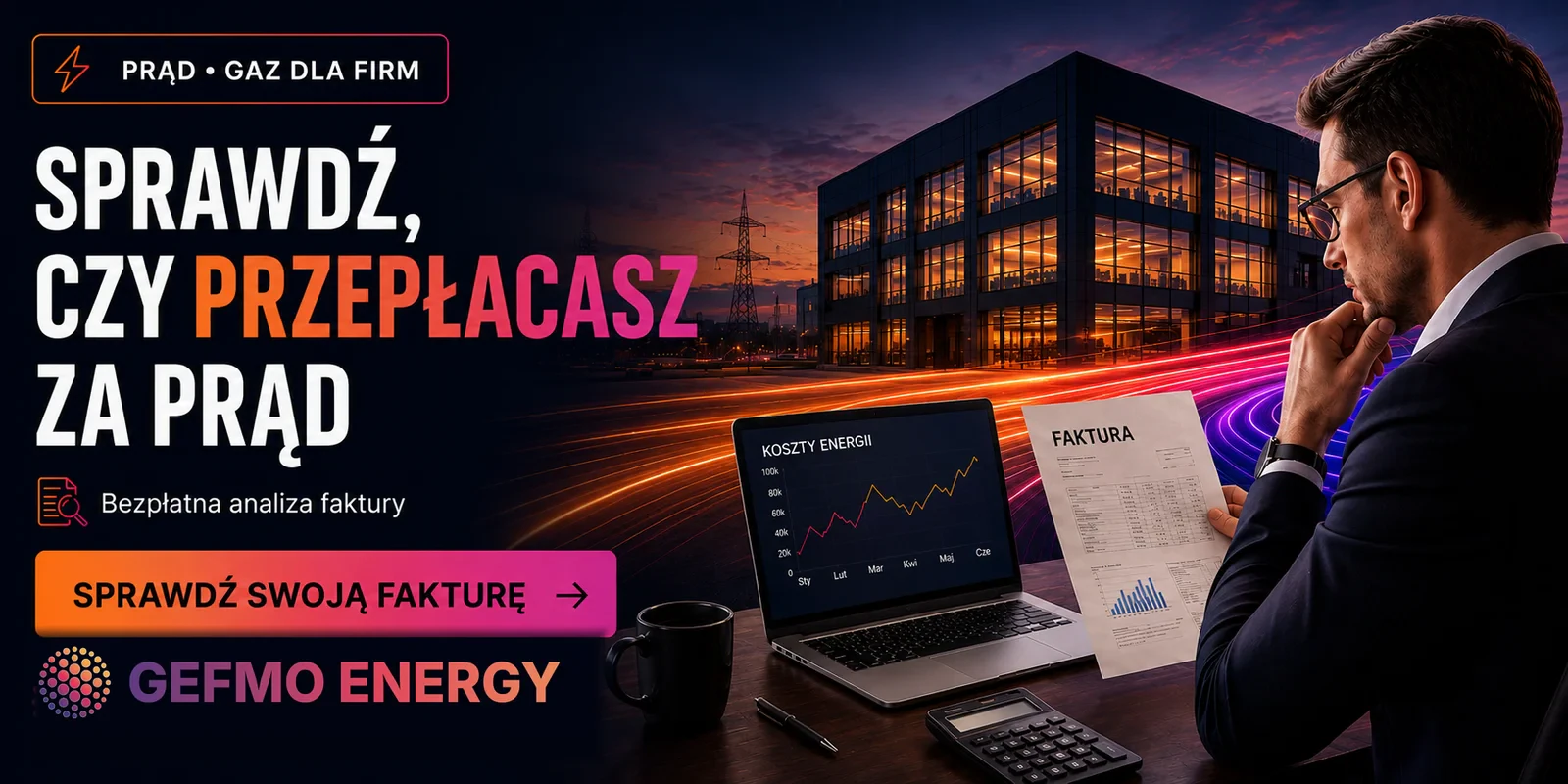 Reklama GEFMO ENERGY — przejdź do oferty na gefmoenergy.pl